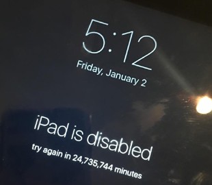 Apple сошла с ума и заблокировала iPad на более чем 47 лет вперед